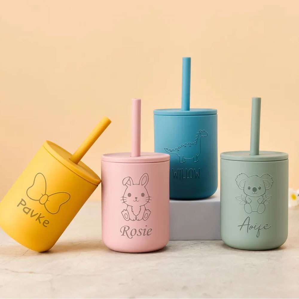 Custom Name Silicone Kids Stra - đánh giá và giá Baby Food Jars With Lids