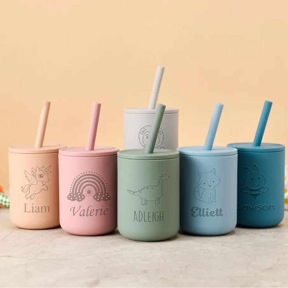 Custom Name Silicone Kids Stra - đánh giá và giá Baby Food Jars With Lids