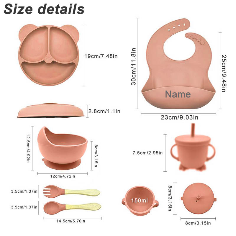 Personalized Name Tableware Fo - đánh giá và giá Baby Food Menu