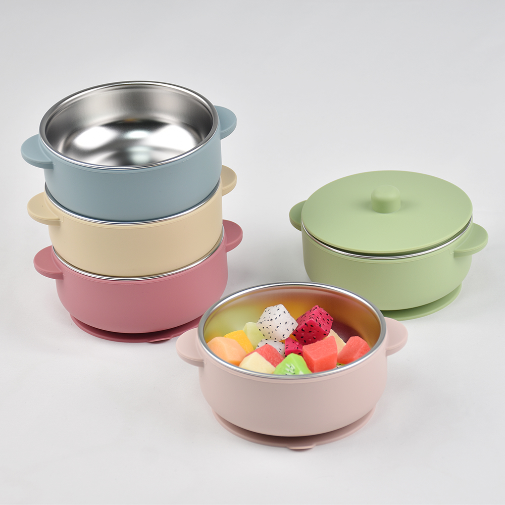 300ml Baby Training Bowl with  - đánh giá và giá Baby Food Jars With Lids