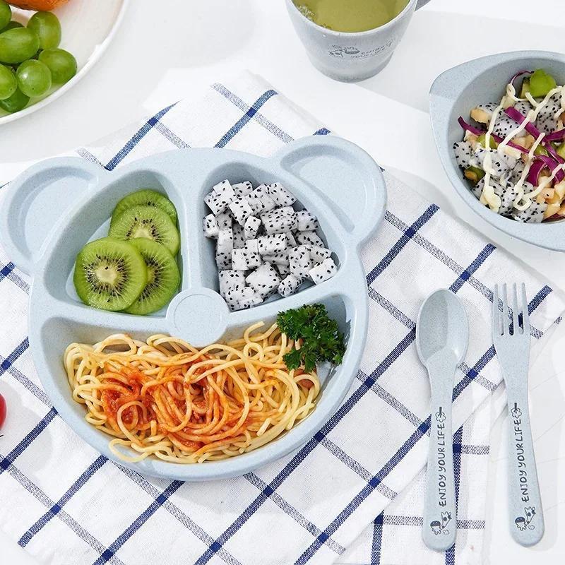 Baby Bowl Spoon Fork Sets Feed - đánh giá và giá Baby Food Menu