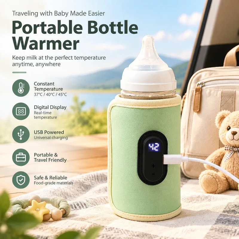Portable USB Baby Milk Warmer  - đánh giá và giá Baby Food Warmer