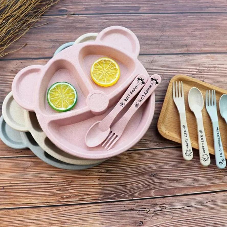 1 Set Baby Bowl Spoon Fork Set - đánh giá và giá Baby Food Menu